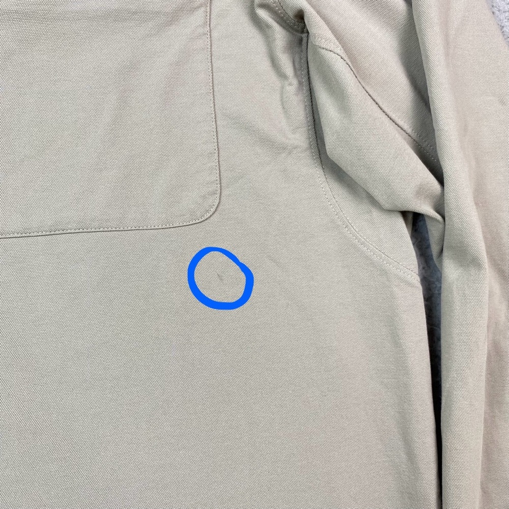 Lululemon Commission Tan Long Sleeve Button Up Shirt Men’s Size L Estimated - Picture 8 of 8